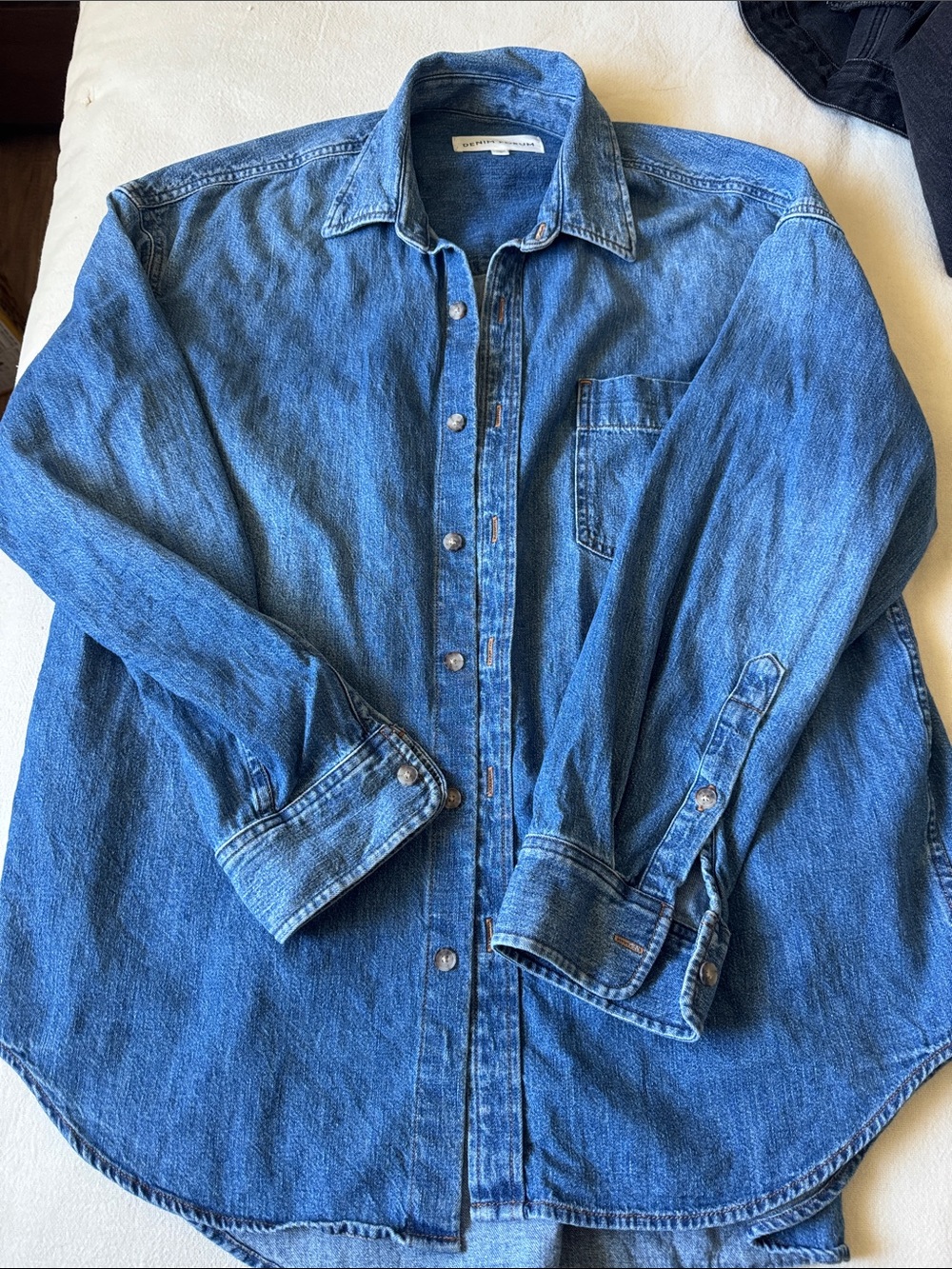 Denim Forum Women’s  Classic Blue Denim Shirt